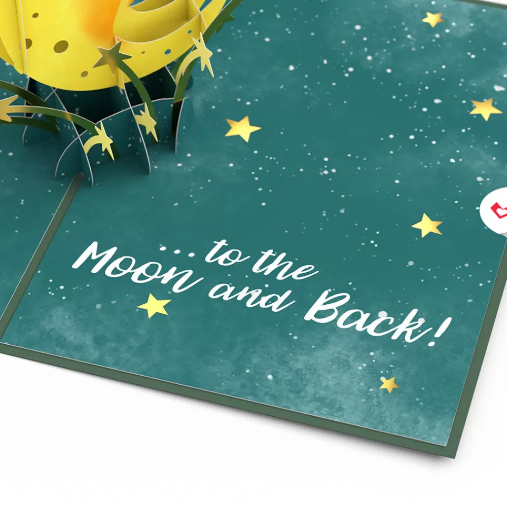 Lovepop Greeting Cards | Just Because | Love You to the Moon and Back Pop-Up Card