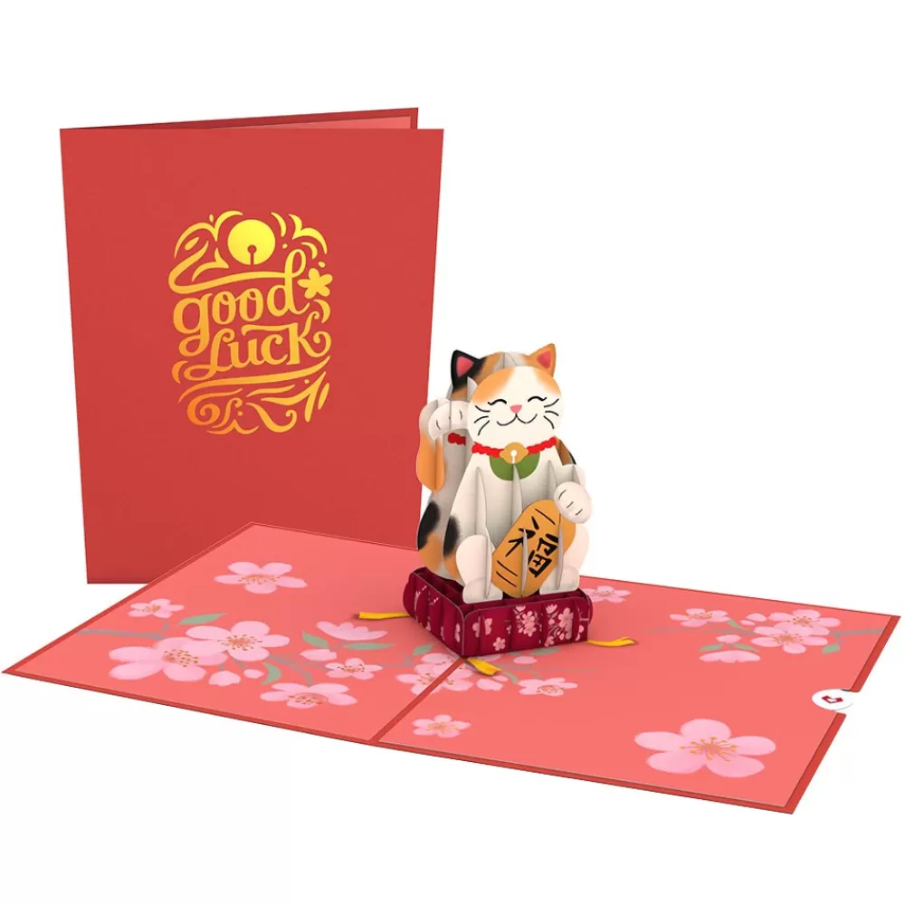 Lovepop Just Because | Retirement | Lucky Cat Pop-Up Card