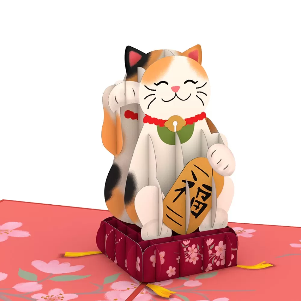 Lovepop Just Because | Retirement | Lucky Cat Pop-Up Card