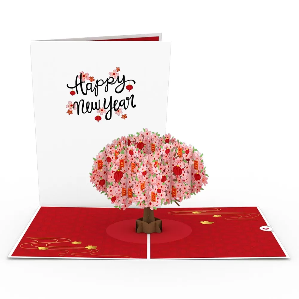 Lovepop Greeting Cards | Lunar New Year 1/29 | Lunar New Year Cherry Blossom Pop-Up Card