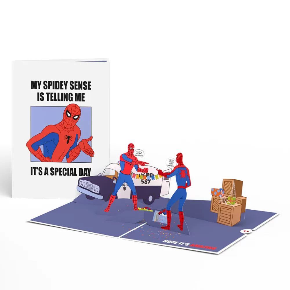 Lovepop Greeting Cards | Birthday | Marvel Spider-Man Spidey Sense Birthday Pop-Up Card