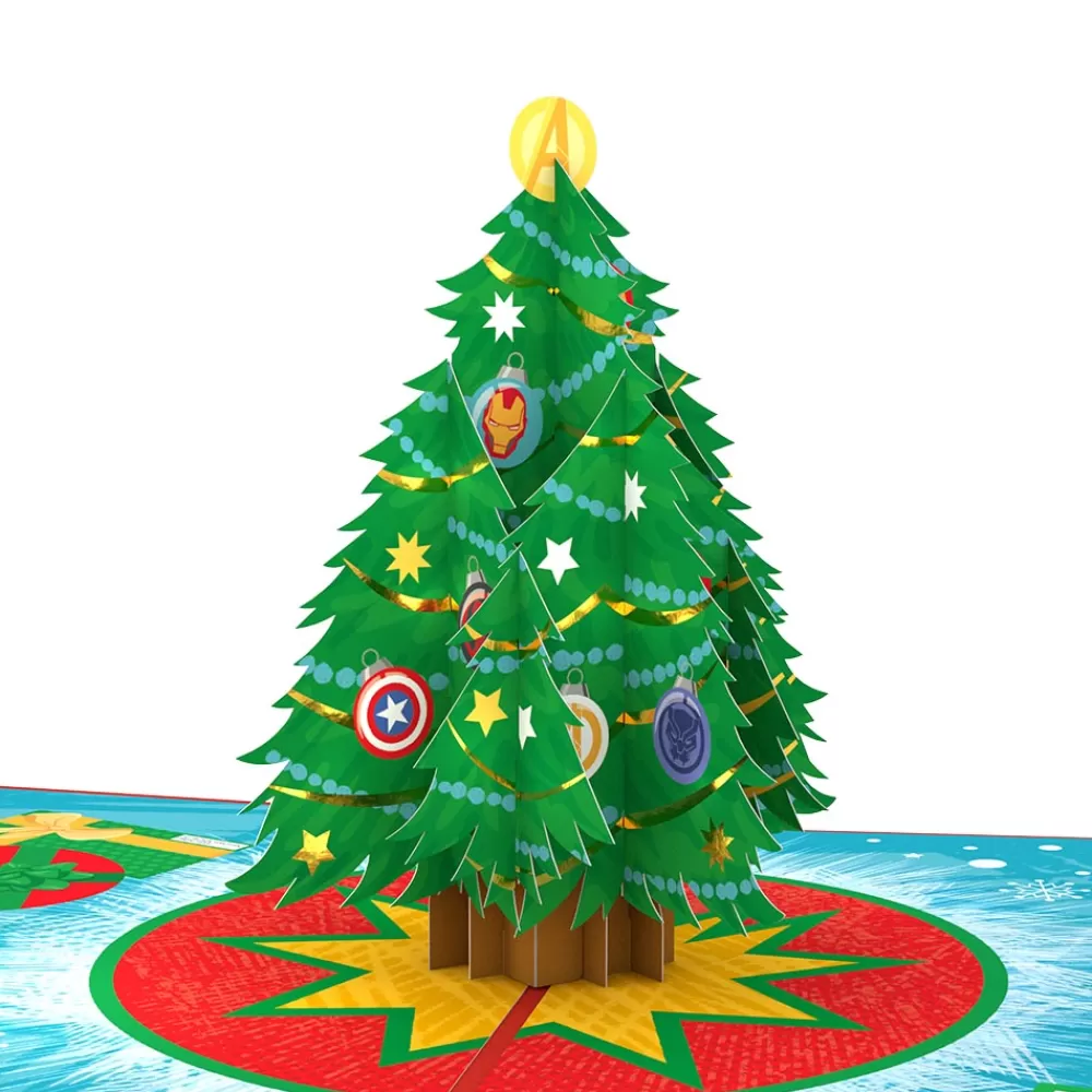 Lovepop Greeting Cards | Christmas 12/25 | Marvel's Avengers Mighty Christmas Pop-Up Card