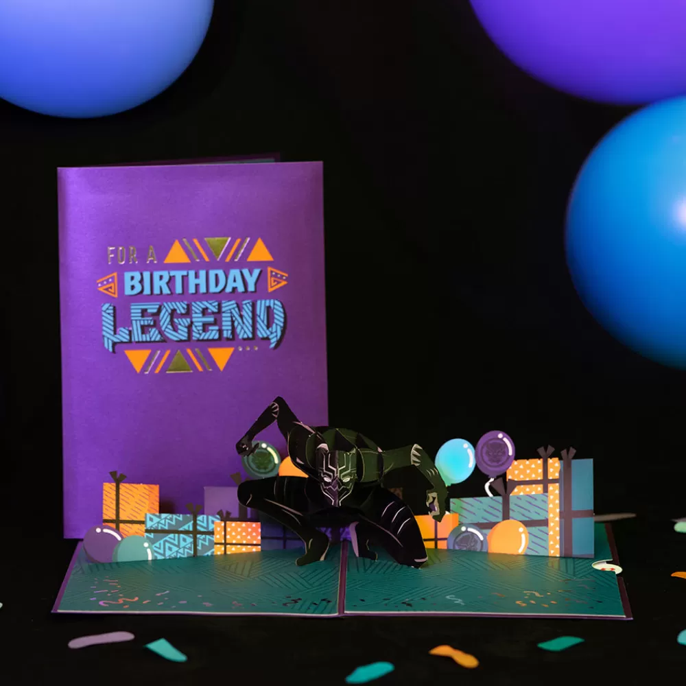 Lovepop Birthday | Marvel | Marvel's Black Panther Birthday Legend Pop-Up Card