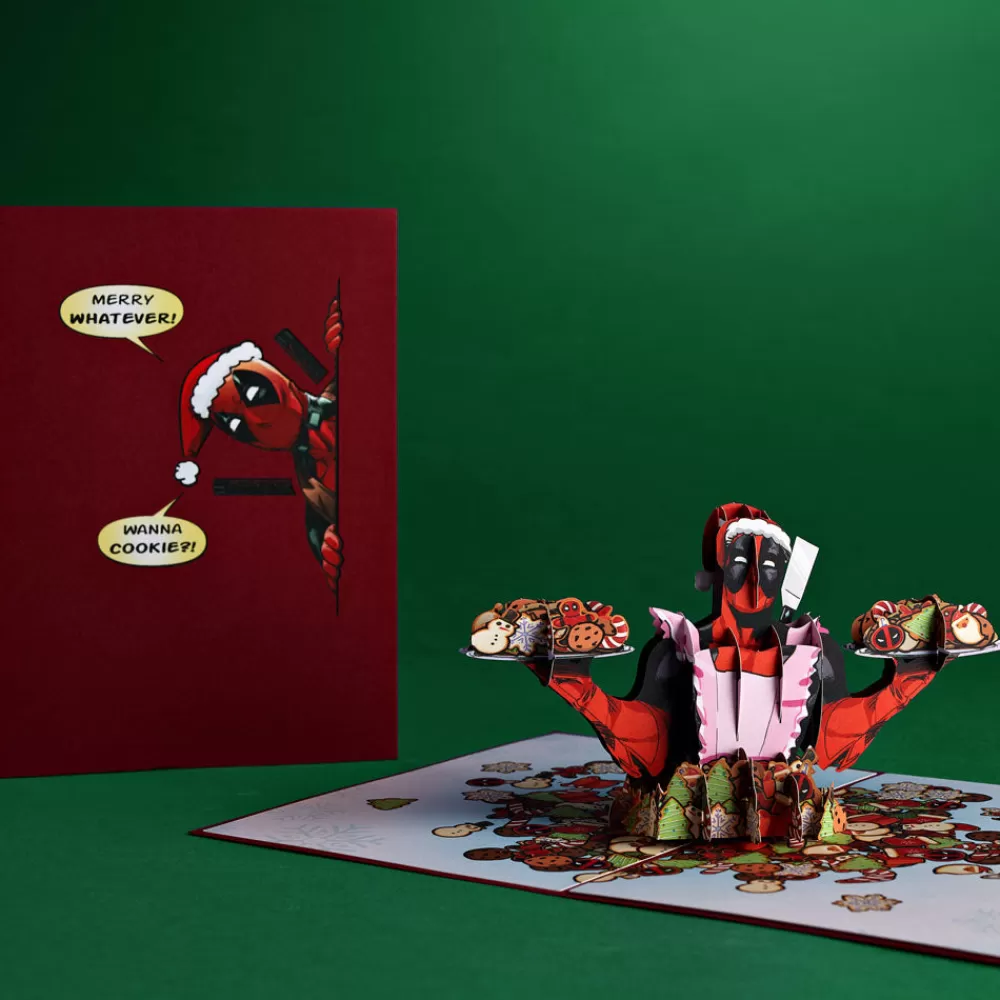 Lovepop Greeting Cards | Christmas 12/25 | Marvel's Deadpool: Merry Whatever Pop-Up Card