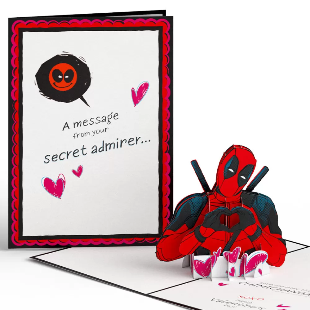 Lovepop Greeting Cards | Valentine'S Day 2/14 | Marvel’s Deadpool Secret Admirer Valentine’s Day Pop-Up Card