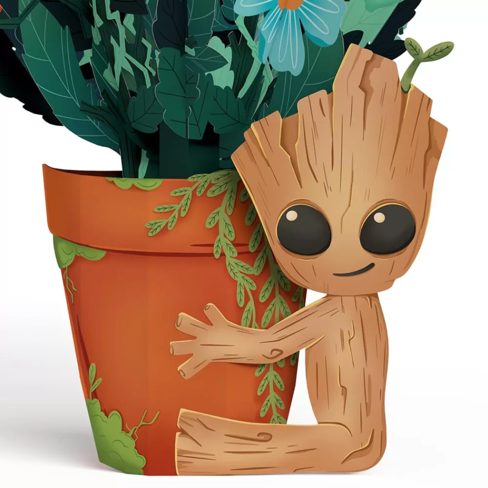 Lovepop Pop-Up Bouquets | Flower Buds | Marvel's Guardians of the Galaxy Groot Flower Buds Bouquet