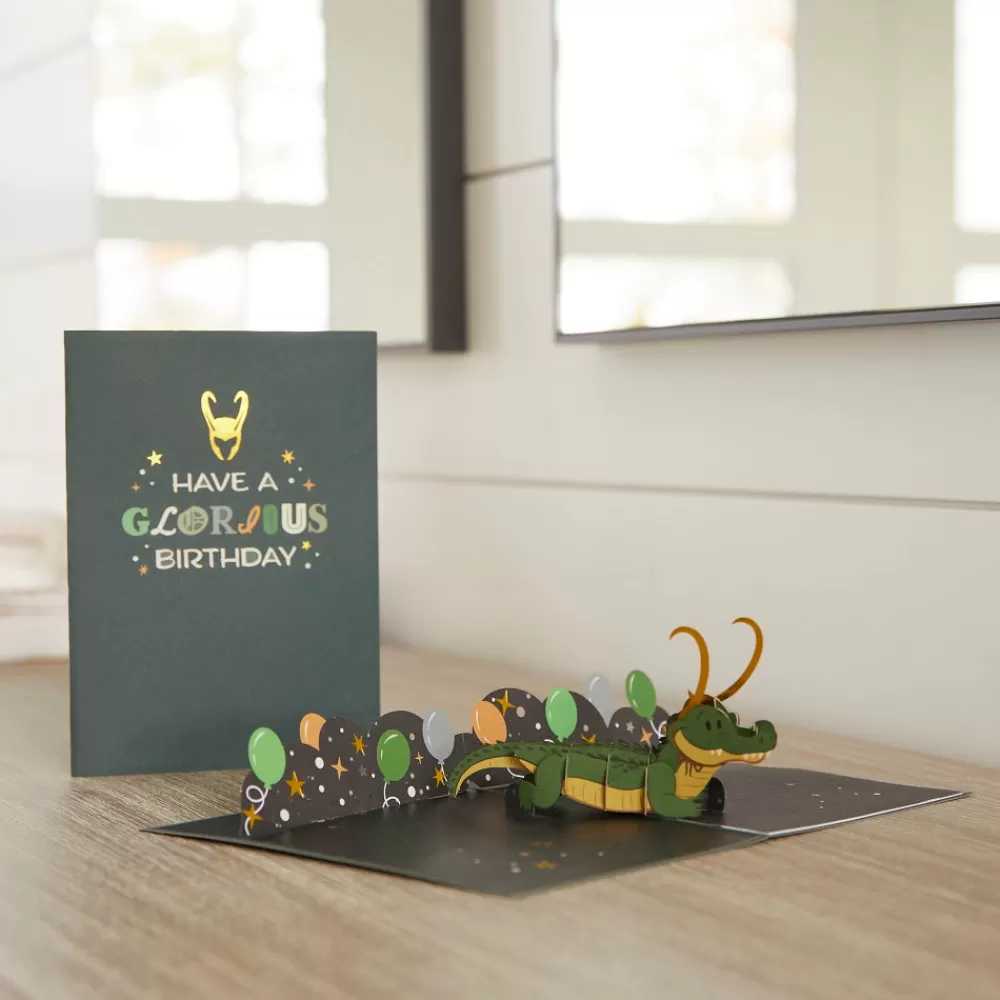 Lovepop Birthday | Kids | Marvel's Loki Glorious Birthday Pop-Up Card