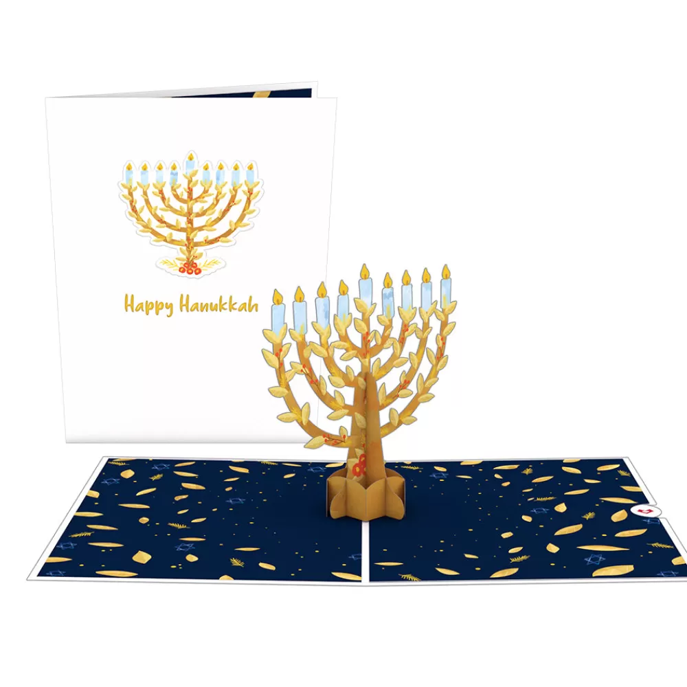 Lovepop Greeting Cards | Hanukkah 12/14 | Menorah Pop-Up Card