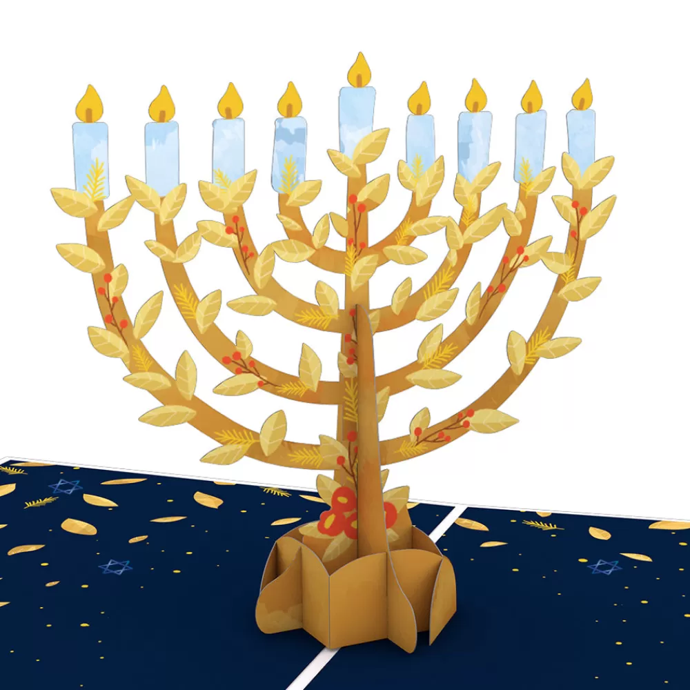 Lovepop Greeting Cards | Hanukkah 12/14 | Menorah Pop-Up Card