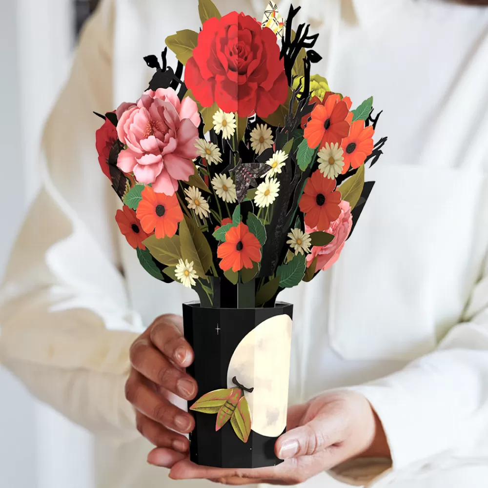 Lovepop Pop-Up Bouquets | Card & Gift Bundles | Midnight Florals Pop-Up Card & Bouquet Bundle