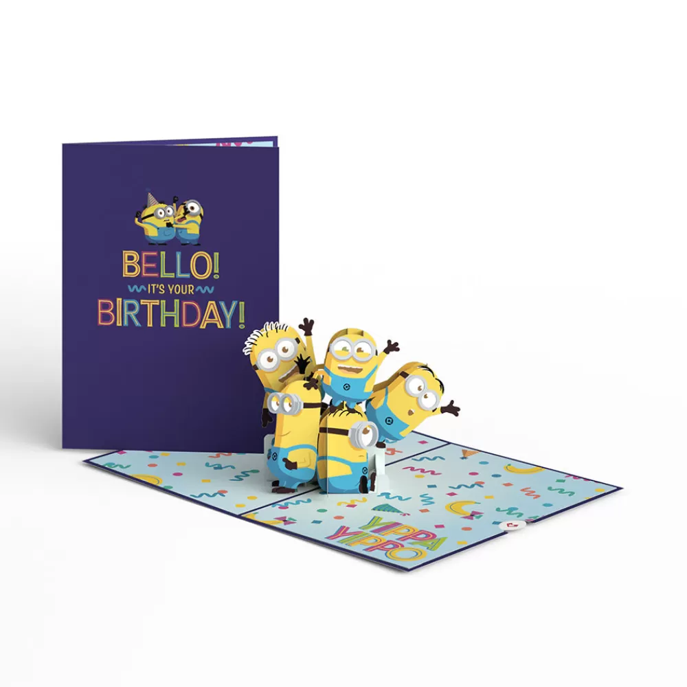 Lovepop Greeting Cards | Birthday | Minions Bello Birthday! Pop-Up Card