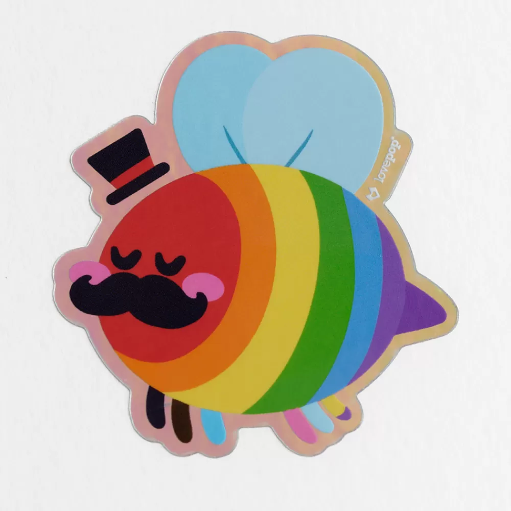 Lovepop Lgbtq+ | Modern Pride Bee LGBTQ+ Sticker