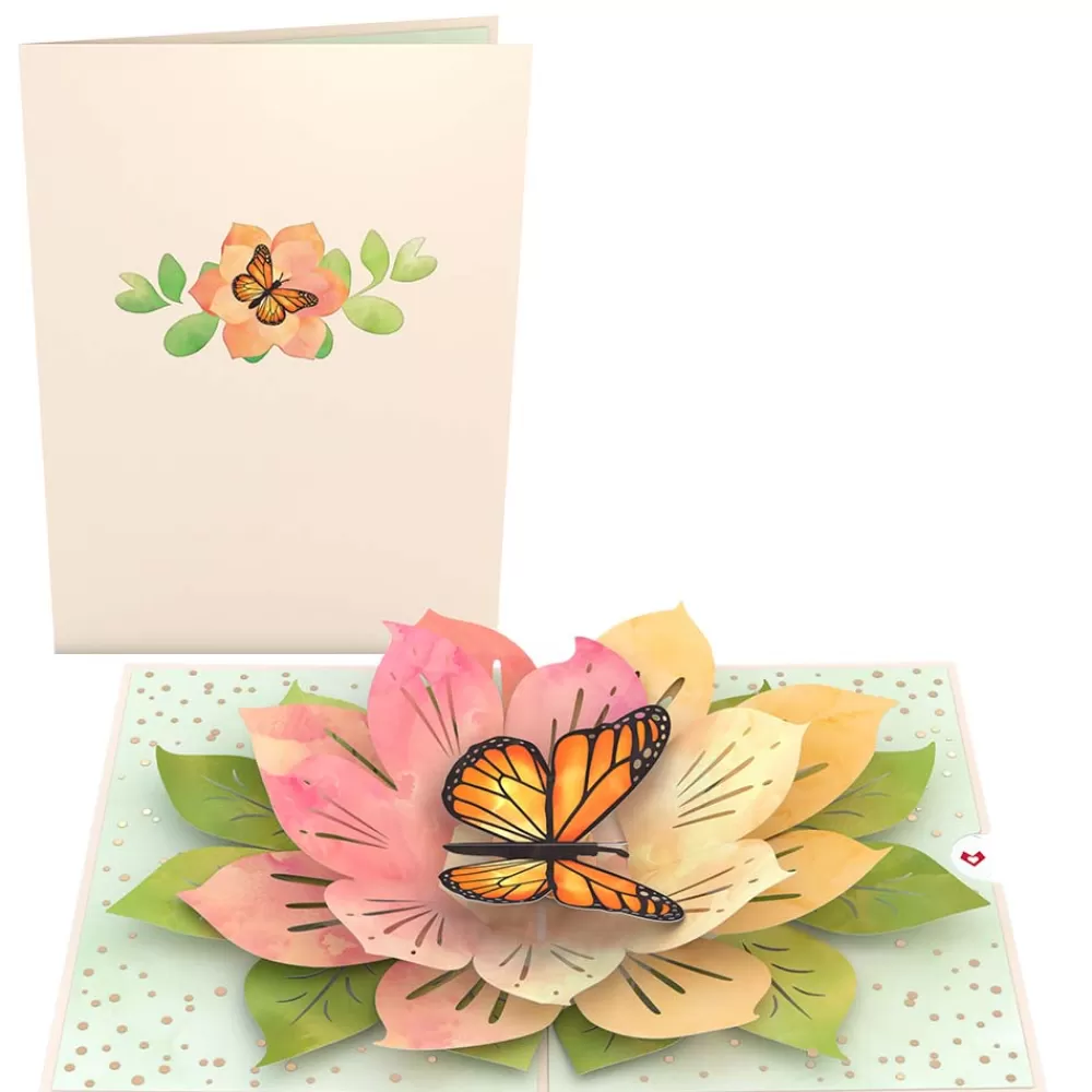 Lovepop Birthday | Get Well | Monarch Butterfly Bloom Pop-Up Card