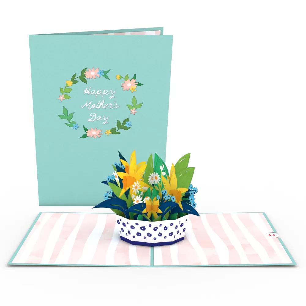 Lovepop Greeting Cards | Mother'S Day 5/11 | Mother's Day Daffodil Basket Pop-Up Card