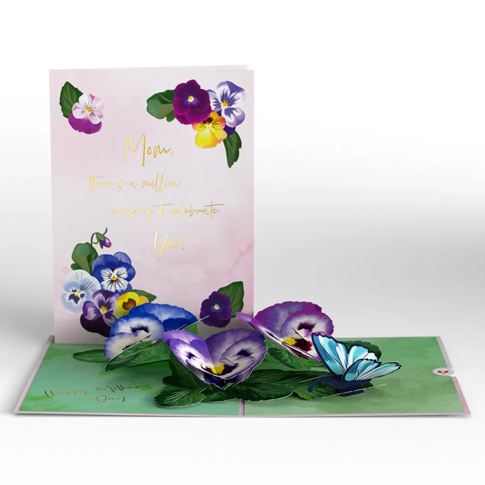 Lovepop Greeting Cards | Mother'S Day 5/11 | Mother’s Day Pansies Pop-Up Card