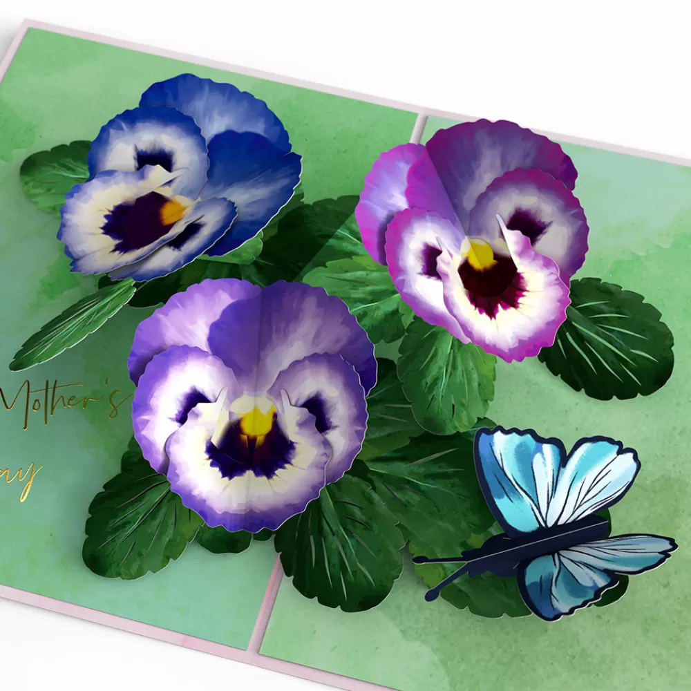 Lovepop Greeting Cards | Mother'S Day 5/11 | Mother’s Day Pansies Pop-Up Card