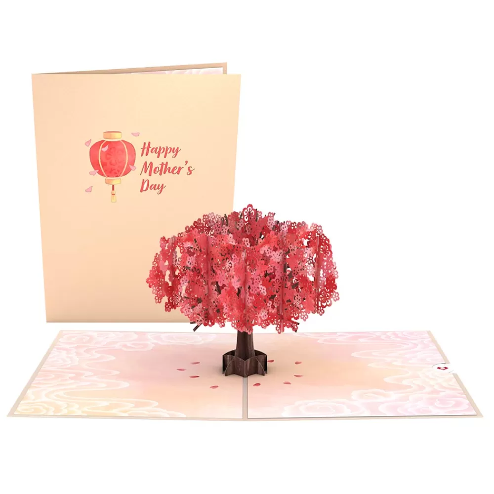 Lovepop Greeting Cards | Mother'S Day 5/11 | Mother's Day Red Sakura Pop-Up Card