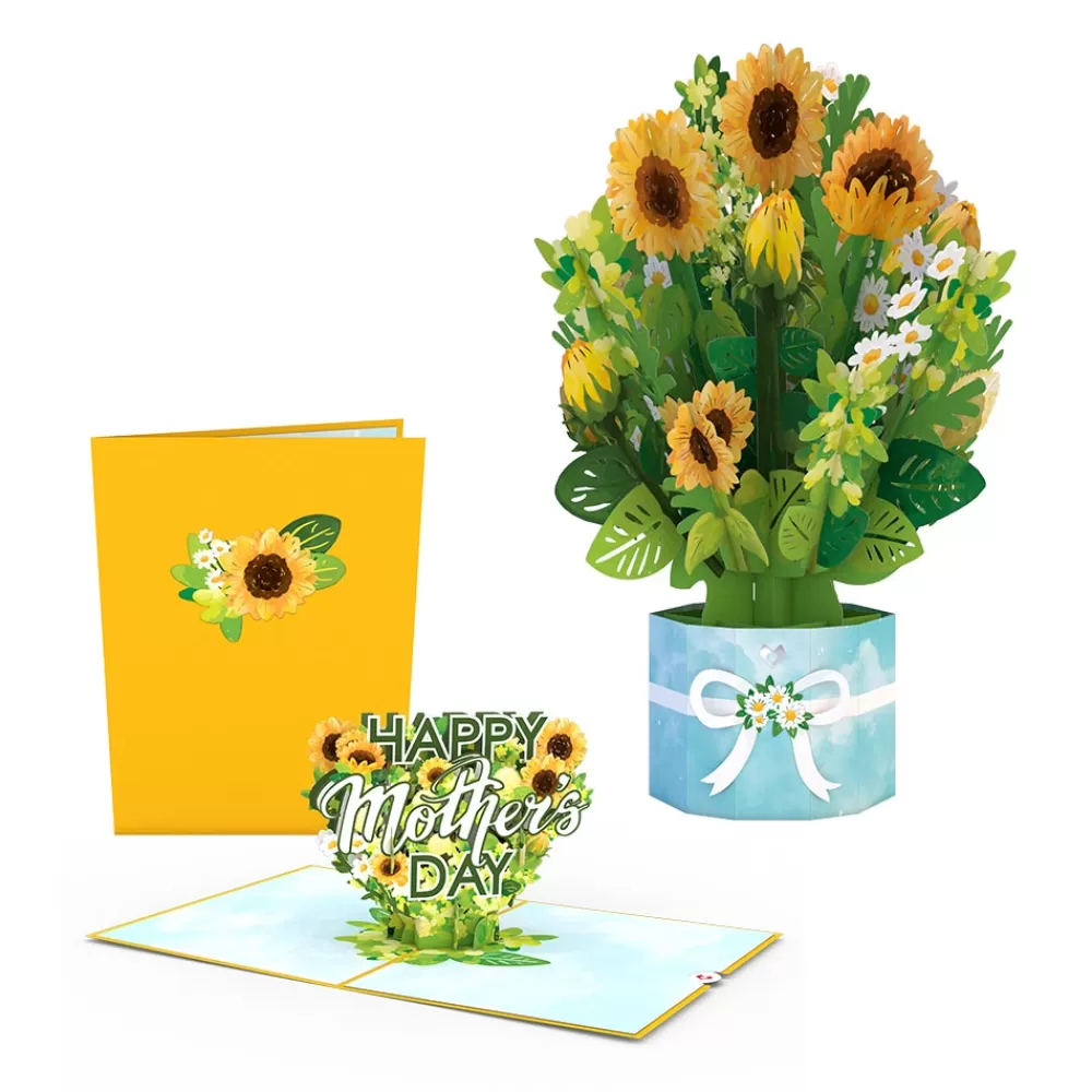 Lovepop Card & Gift Bundles | Mother'S Day 5/11 | Mother’s Day Sunflower Grand Bouquet Bundle