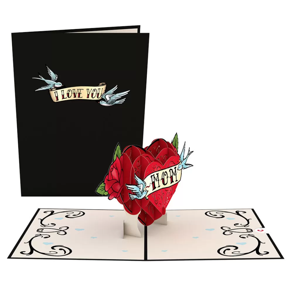 Lovepop Greeting Cards | Mother'S Day 5/11 | Mother's Day Tattoo Heart Pop-Up Card