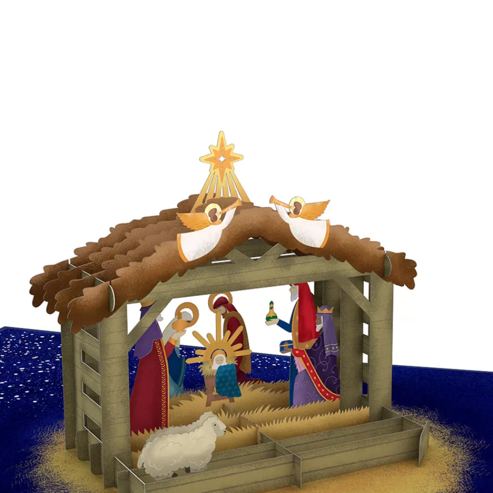 Lovepop Greeting Cards | Religious | Nativity Pop-Up Card