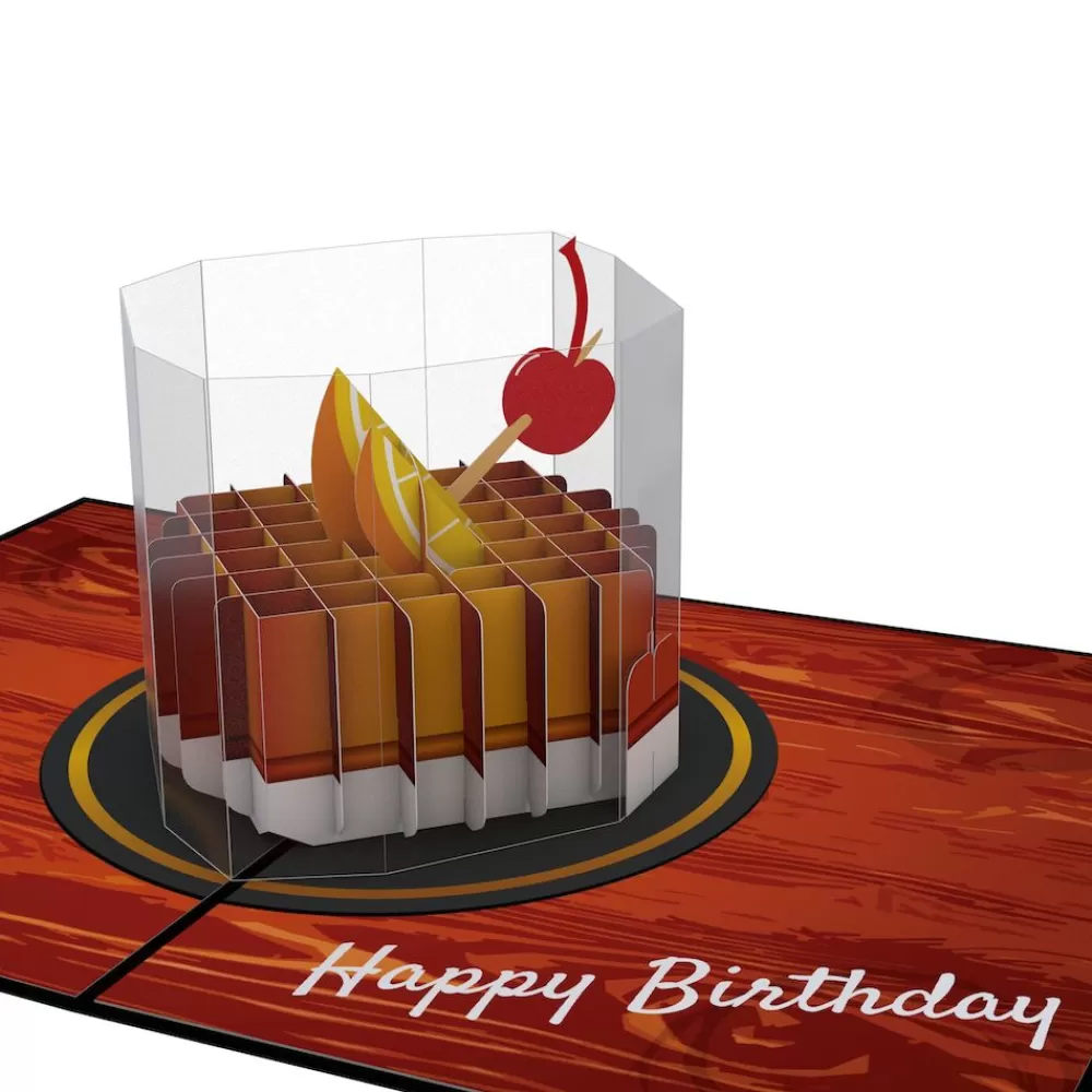 Lovepop Birthday | Old Fashioned Birthday Pop-Up Card and Sentiment Set for Any Man