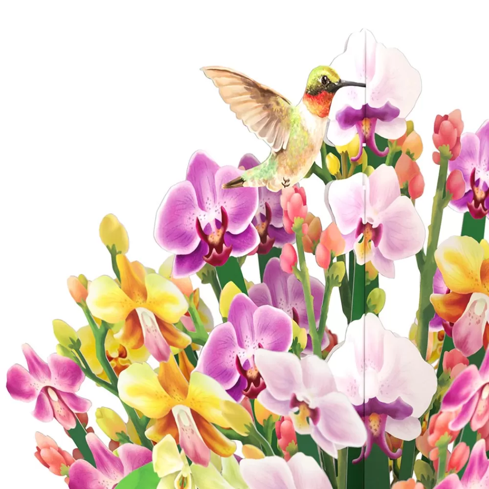Lovepop Pop-Up Bouquets | Mom | Orchid Birthday Bouquet and Sentiment Set for Mom