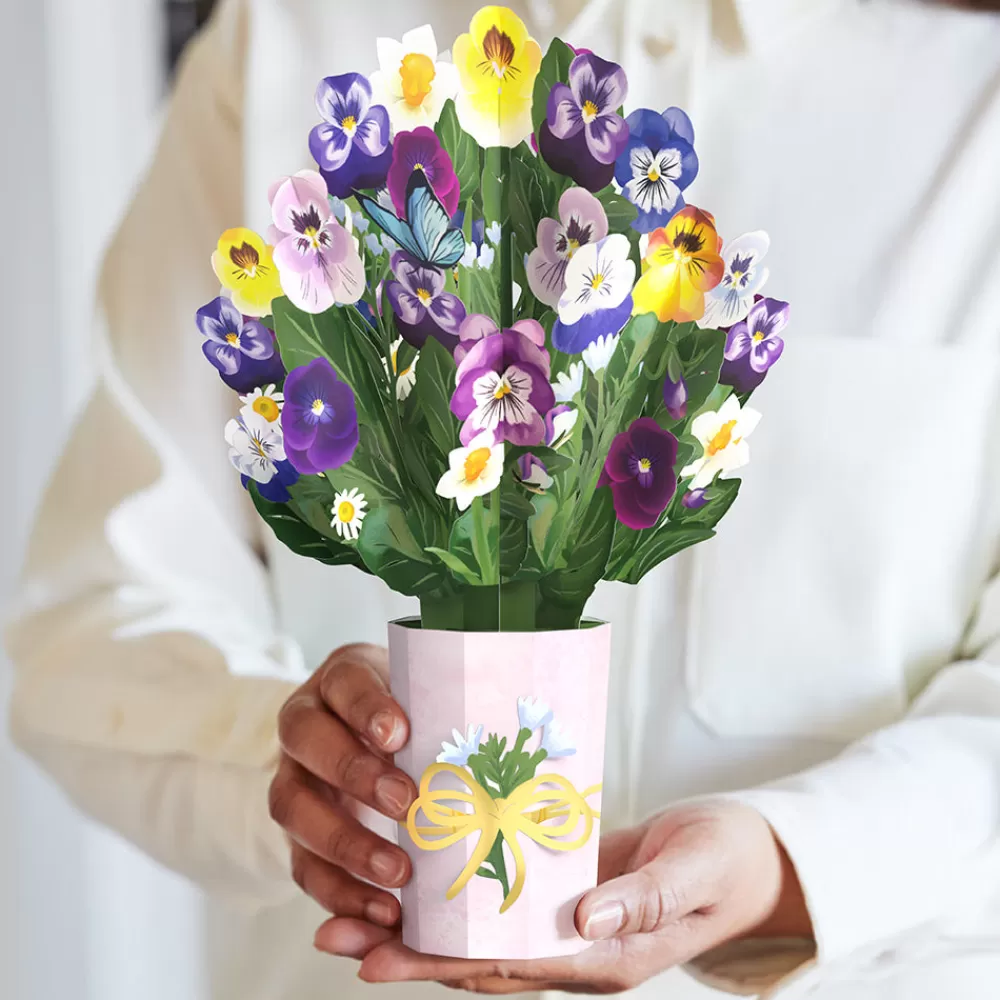 Lovepop Pop-Up Bouquets | Decor | Pansy Bouquet