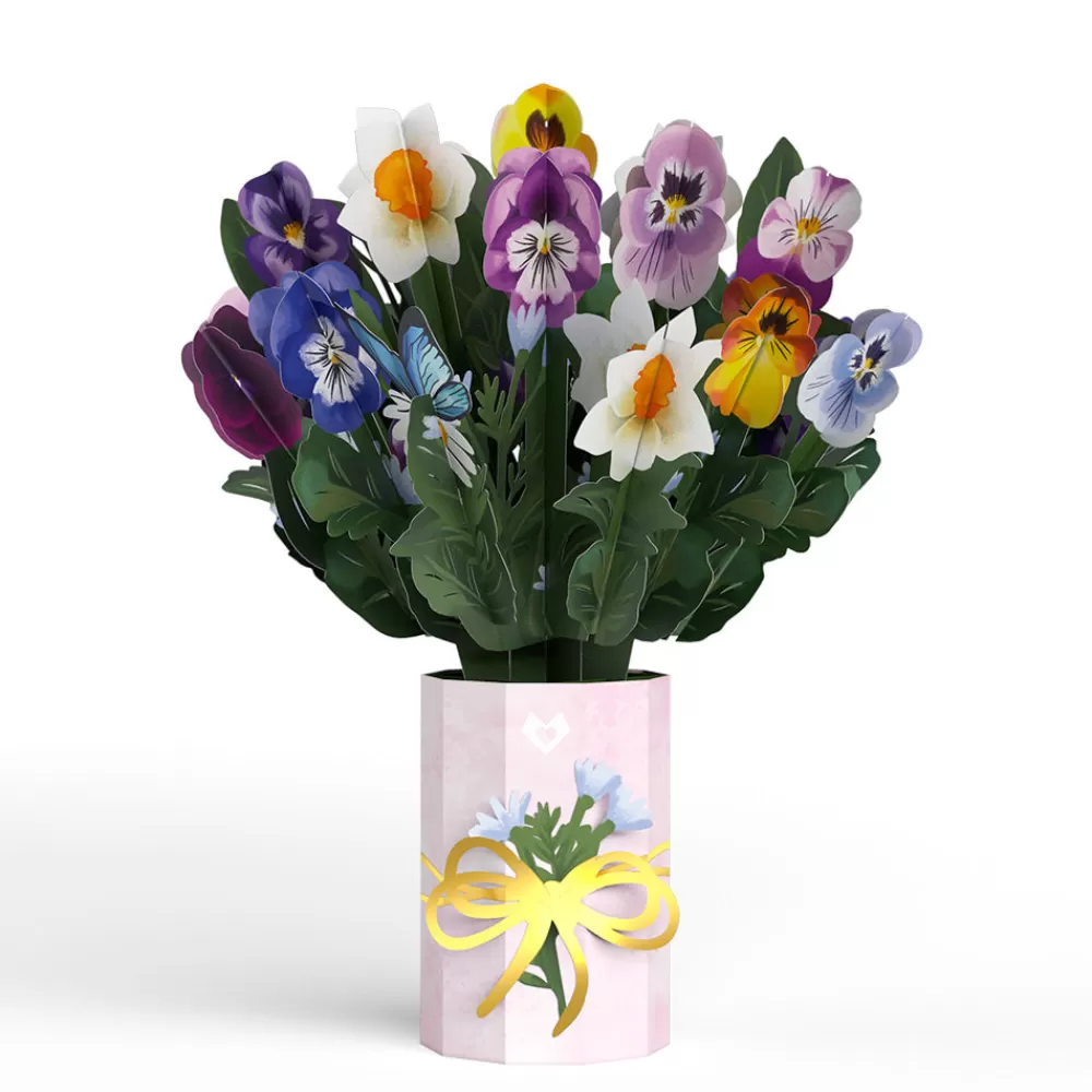 Lovepop Pop-Up Bouquets | Just Because | Pansy Bouquet