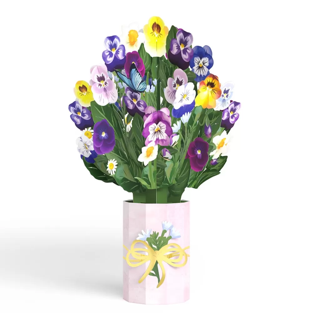 Lovepop Pop-Up Bouquets | Decor | Pansy Bouquet