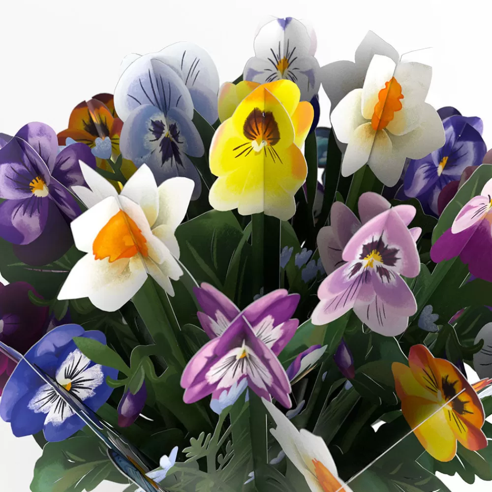 Lovepop Pop-Up Bouquets | Just Because | Pansy Bouquet