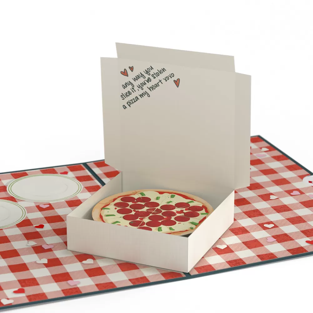 Lovepop Greeting Cards | Anniversary | Pizza Love Pop-Up Card