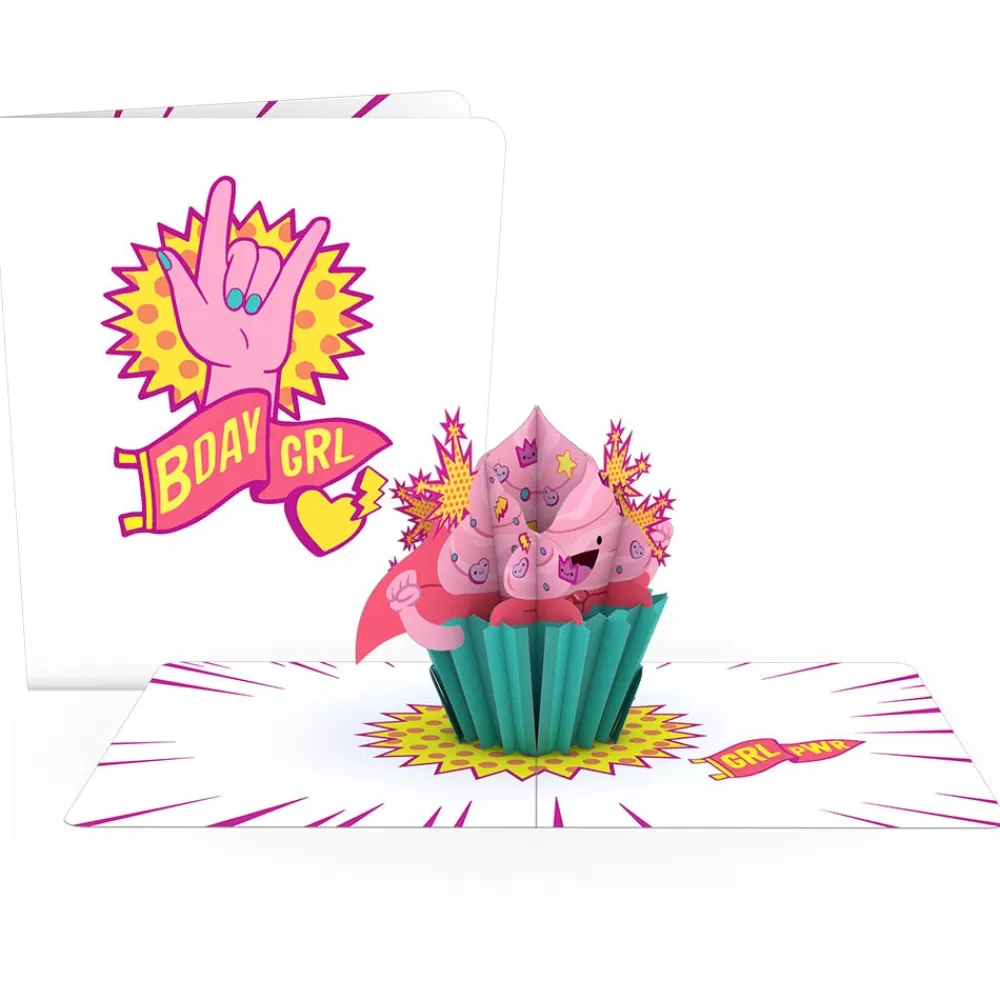 Lovepop Birthday | International Women'S Day 3/8 | Playpop Card™: Girl Power Birthday Cupcake