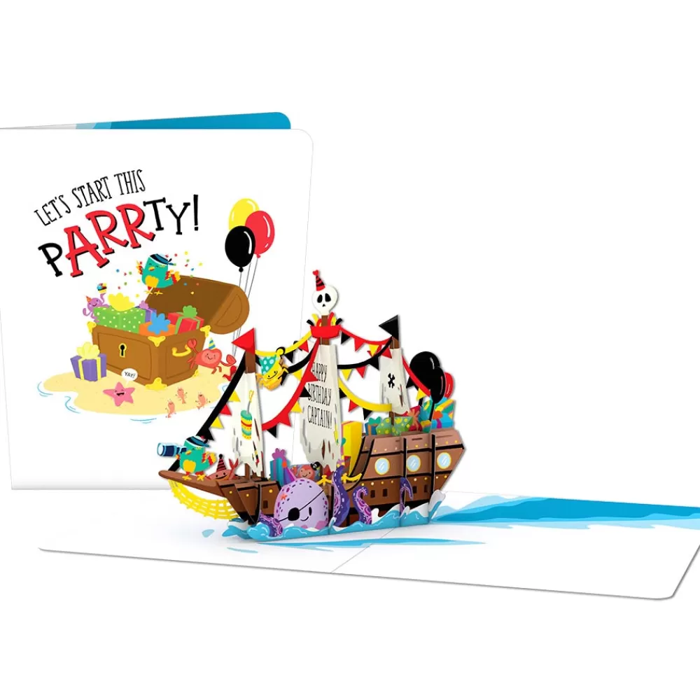 Lovepop Kids | Playpop Card™: Happy Birthday Pirate Ship