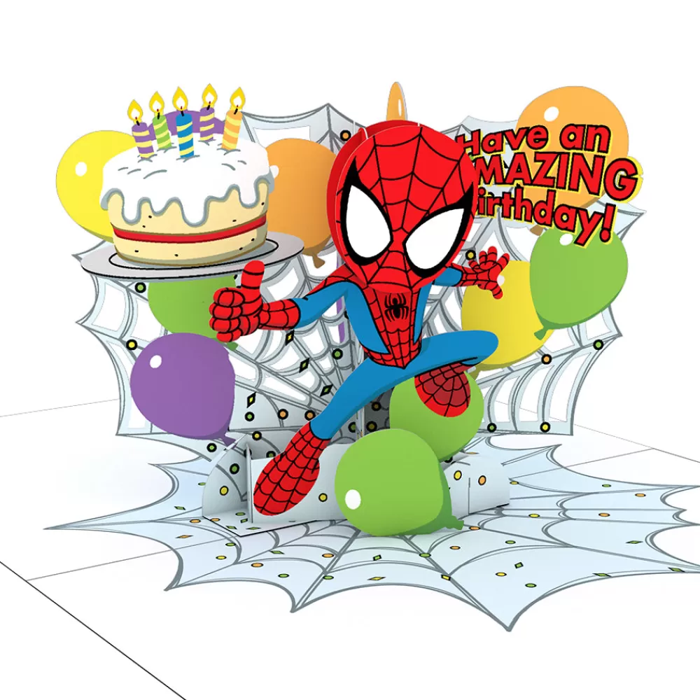 Lovepop Birthday | Kids | Playpop Card™: Marvel's Spider-Man Amazing Birthday