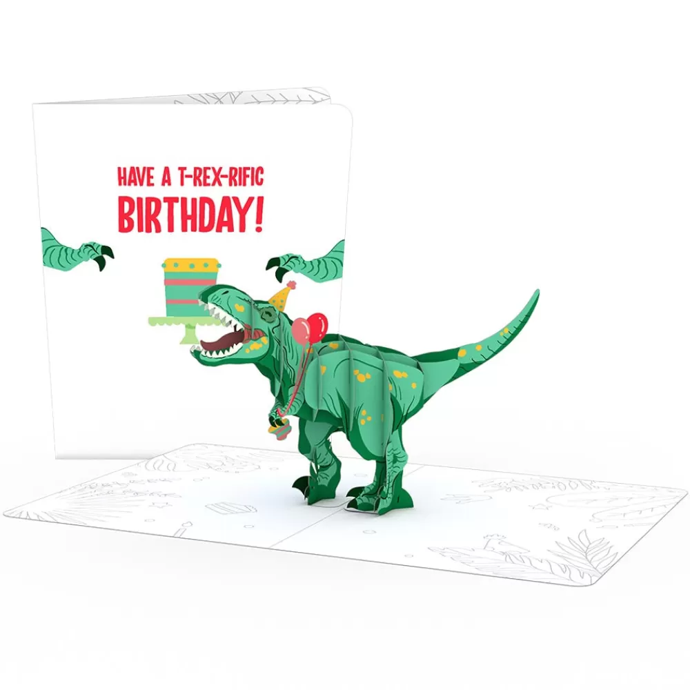 Lovepop Birthday | Kids | Playpop Card™: T-Rex Birthday