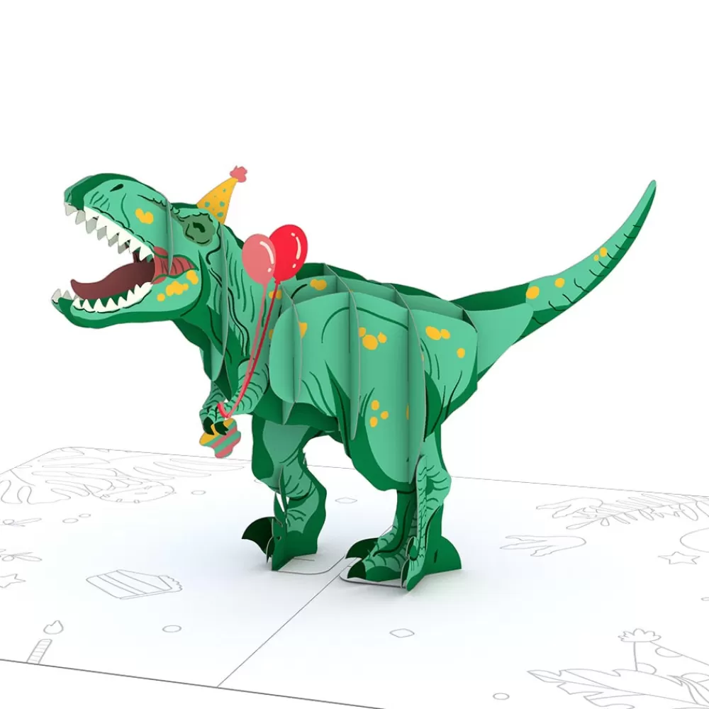 Lovepop Birthday | Kids | Playpop Card™: T-Rex Birthday