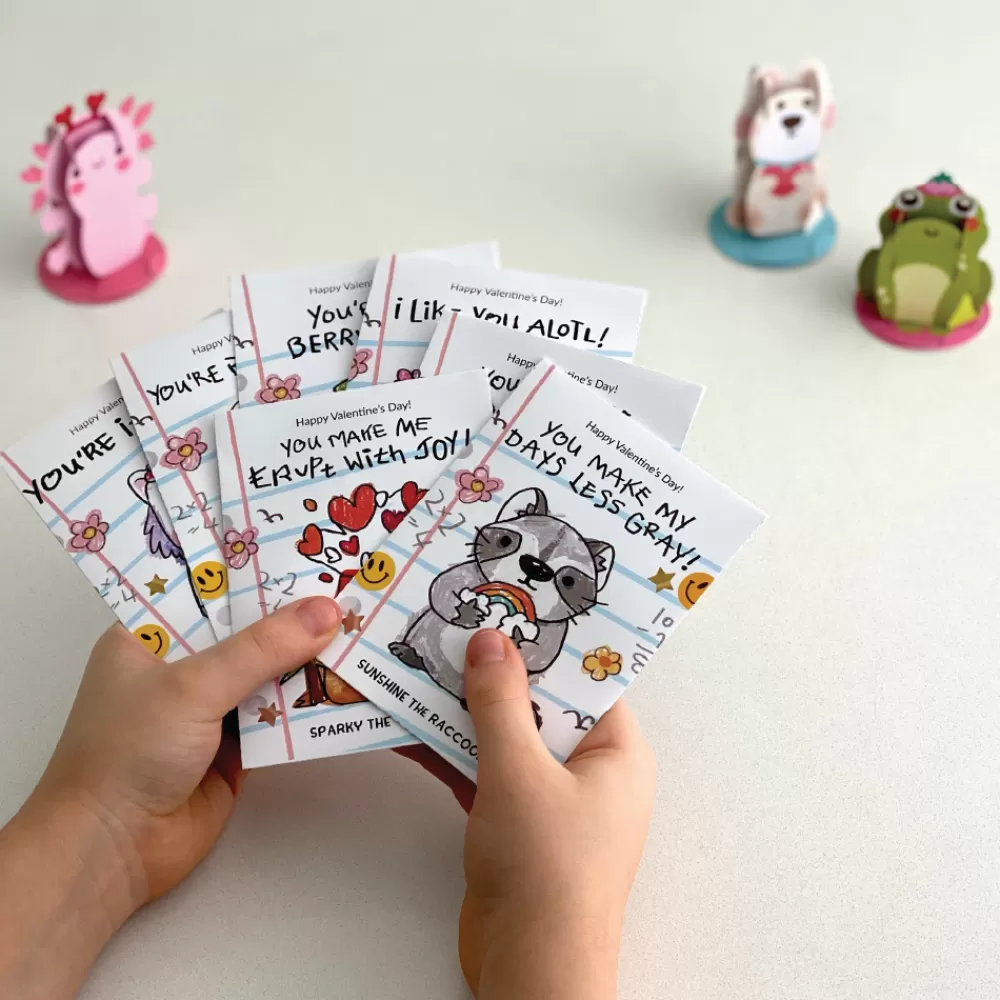 Lovepop Valentine'S Day 2/14 | Kids | Playpop Explorers™: Assorted Valentine's for Kids 8-Pack