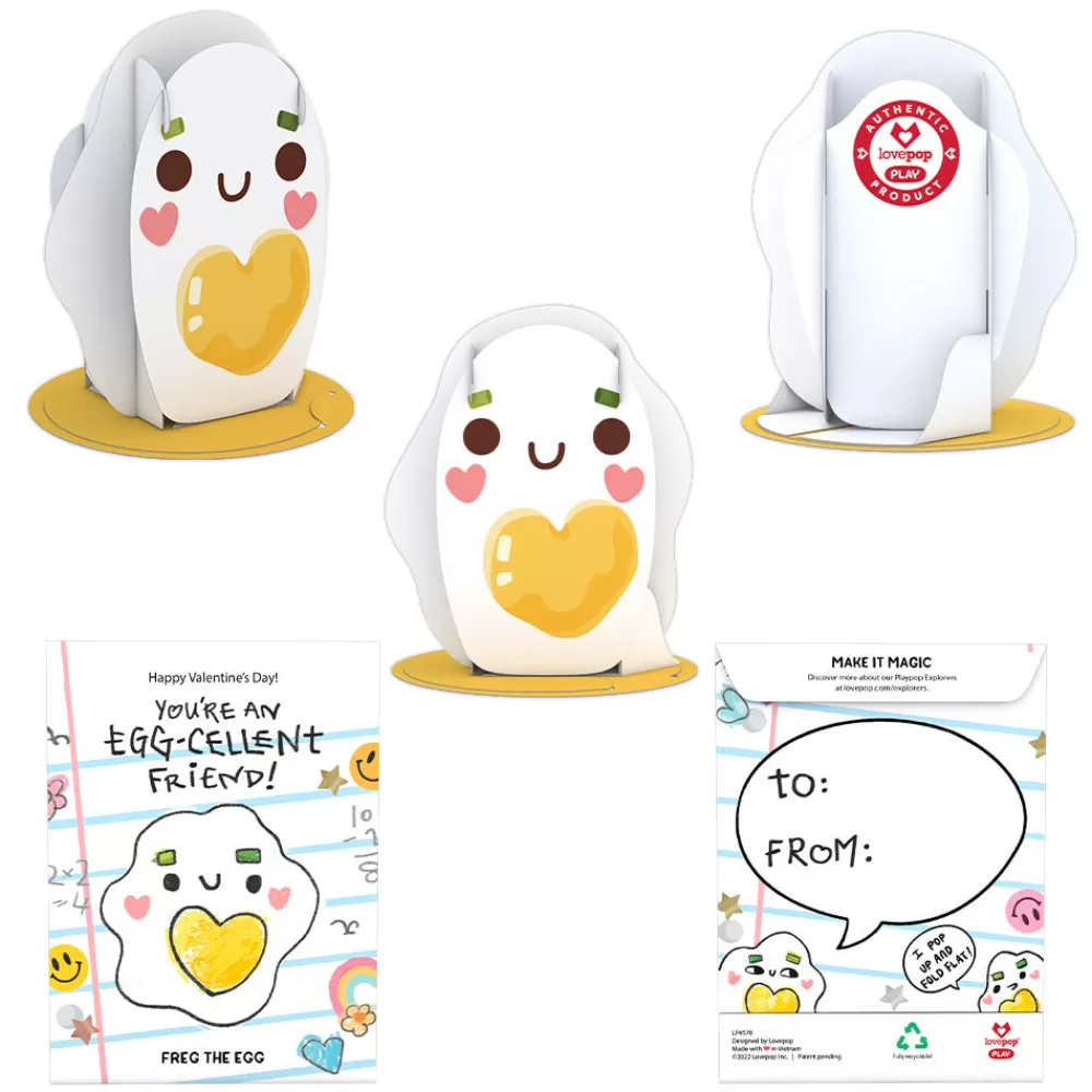 Lovepop Valentine'S Day 2/14 | Kids | Playpop Explorers™: Assorted Valentine's for Kids 8-Pack