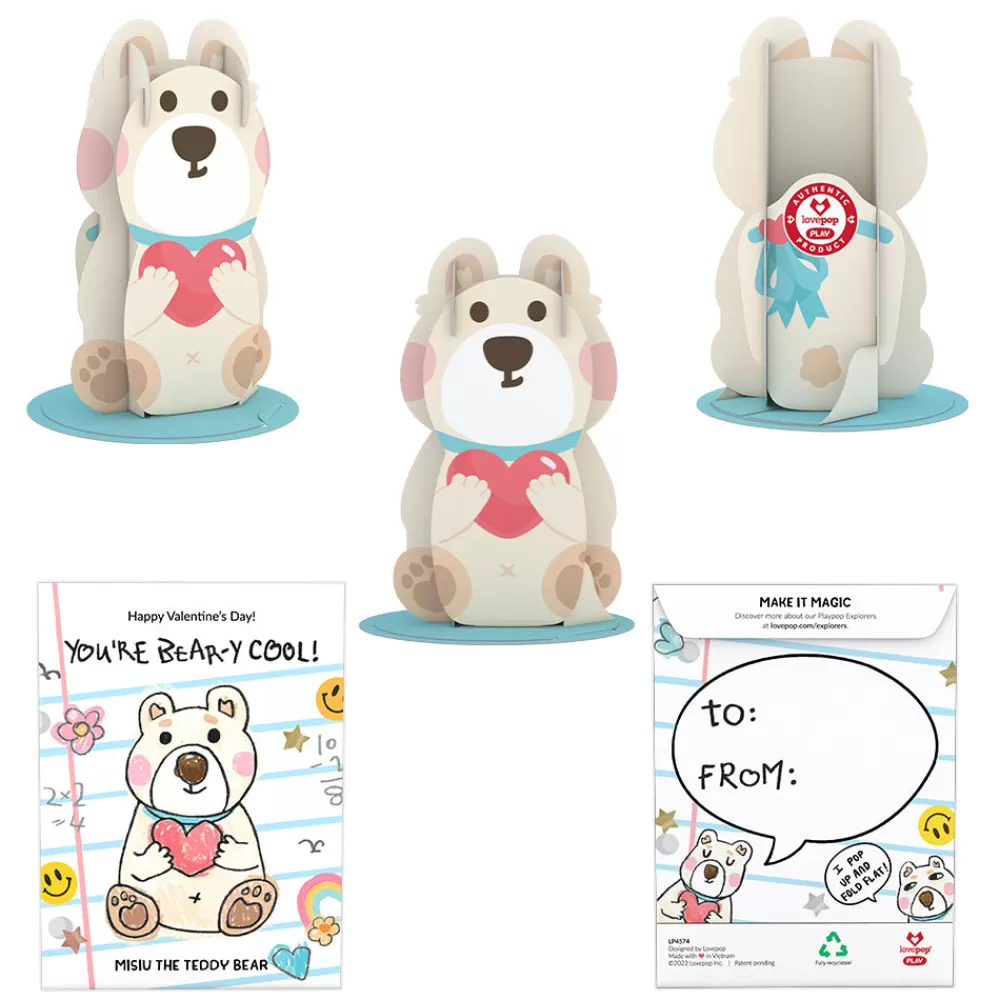 Lovepop Valentine'S Day 2/14 | Kids | Playpop Explorers™: Assorted Valentine's for Kids 8-Pack