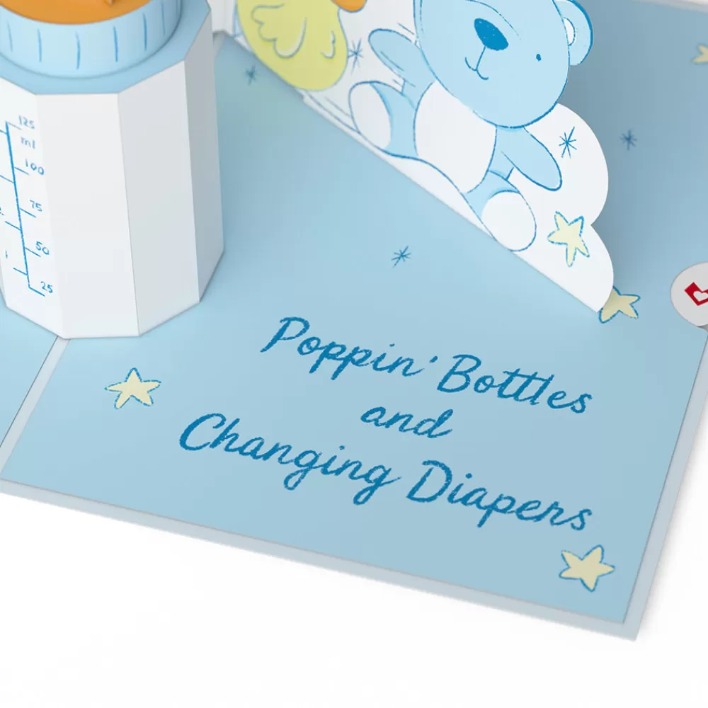 Lovepop Baby | Poppin' Bottles and Changing Diapers New Baby Pop-Up Card