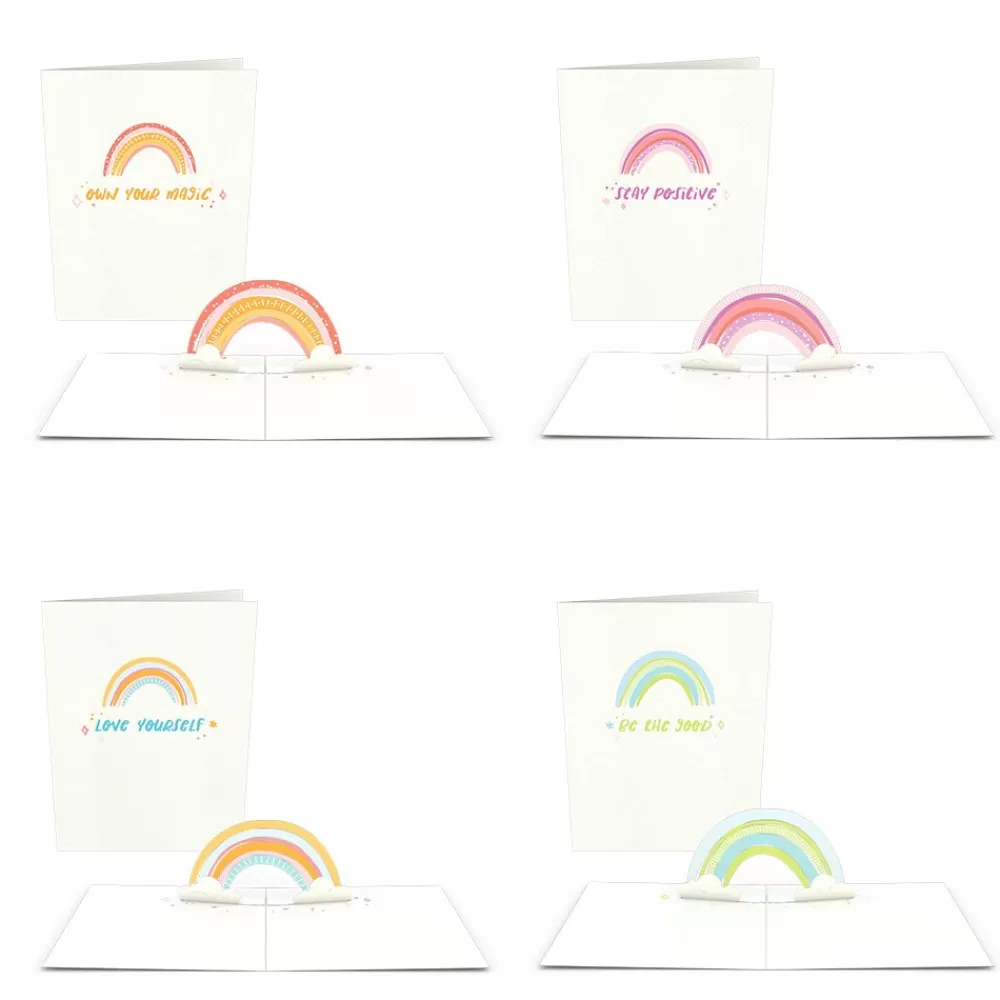 Lovepop Notecards | Just Because | Rainbow Notecards (Assorted 4-Pack)