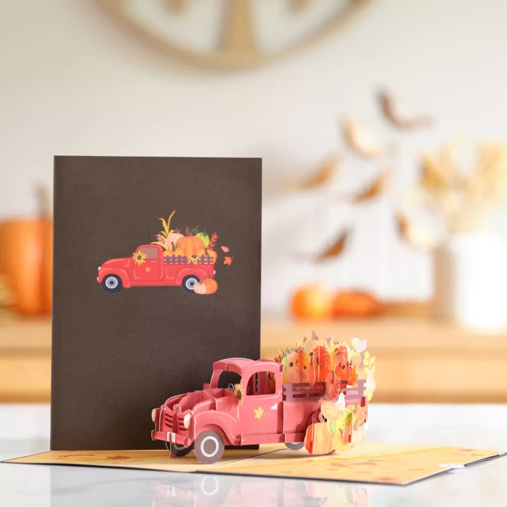 Lovepop Greeting Cards | Just Because | Red Harvest Truck Pop-Up Card