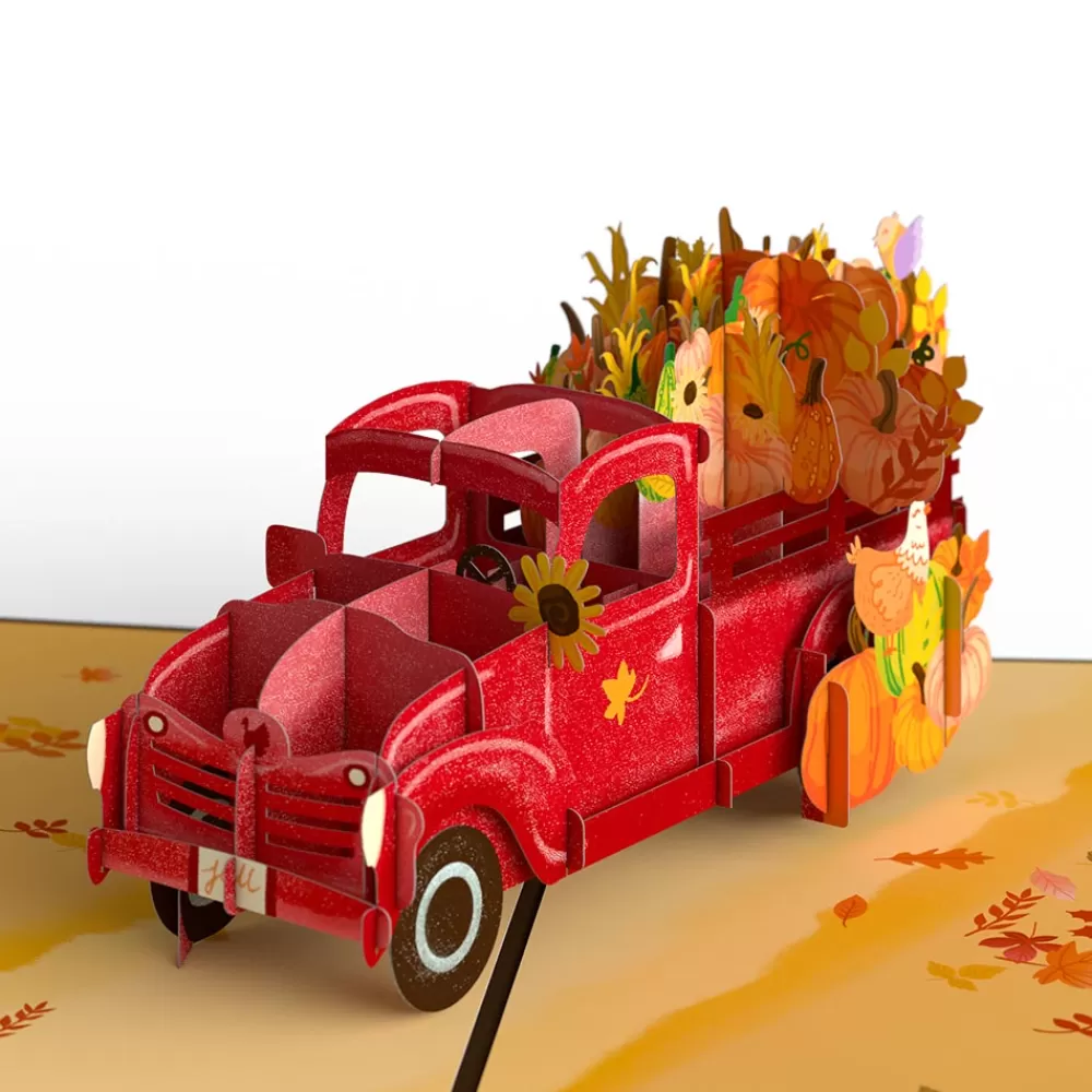 Lovepop Greeting Cards | Just Because | Red Harvest Truck Pop-Up Card