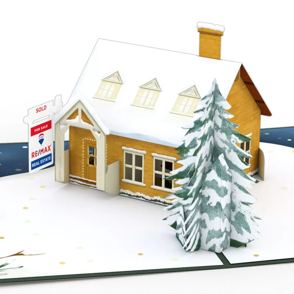 Lovepop Christmas 12/25 | RE/MAX® Happy Holidays House Pop-Up Card