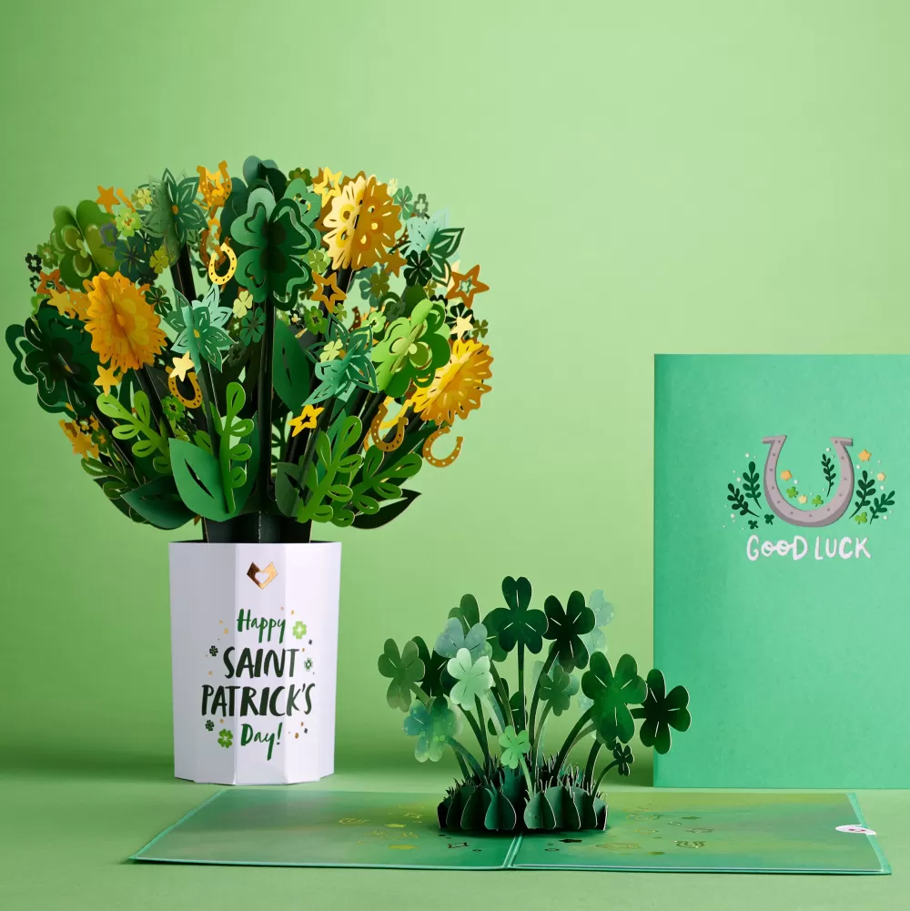 Lovepop Pop-Up Bouquets | Card & Gift Bundles | Saint Patrick's Day Bundle