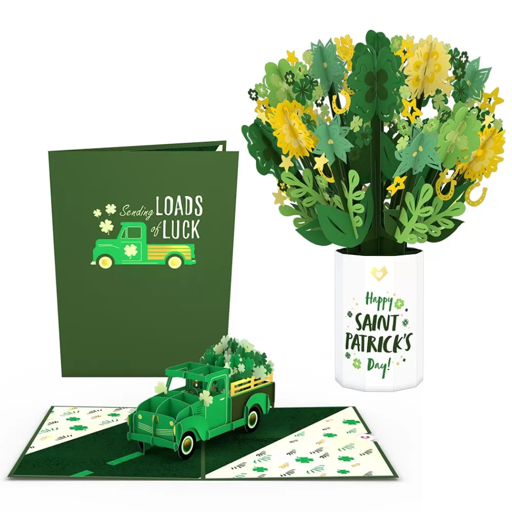 Lovepop Card & Gift Bundles | St. Patrick'S Day 3/17 | Saint Patrick's Day Truckloads of Luck Bundle