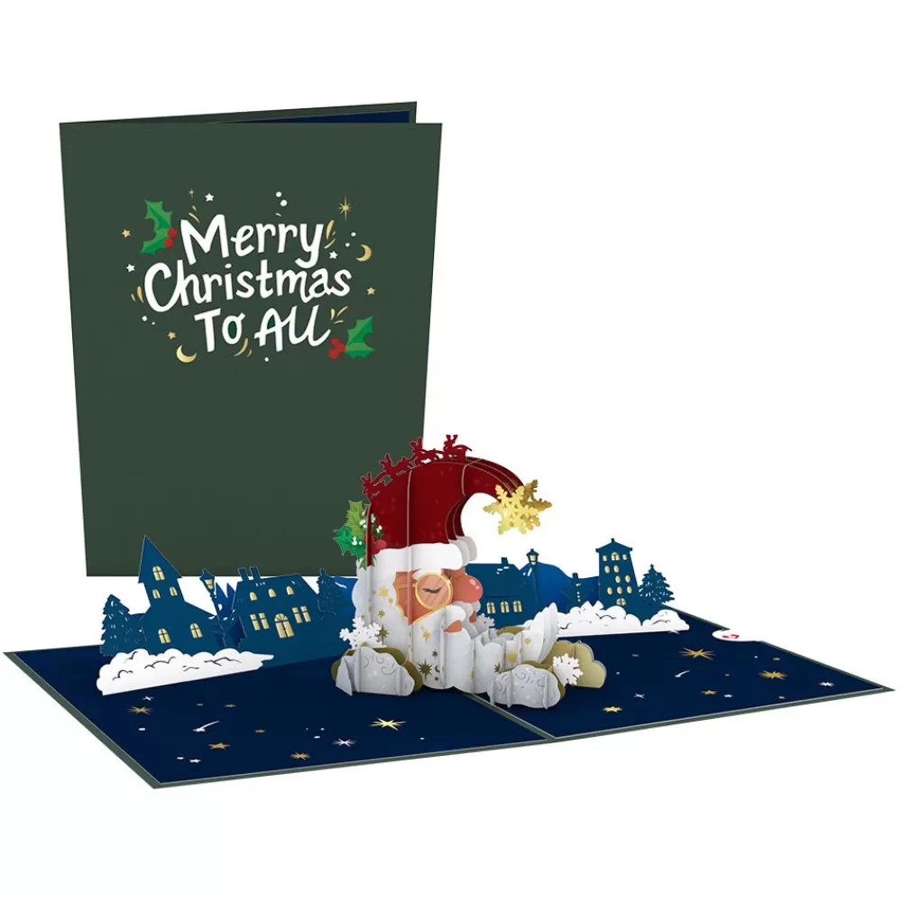 Lovepop Christmas 12/25 | Santa Moon Pop-Up Card