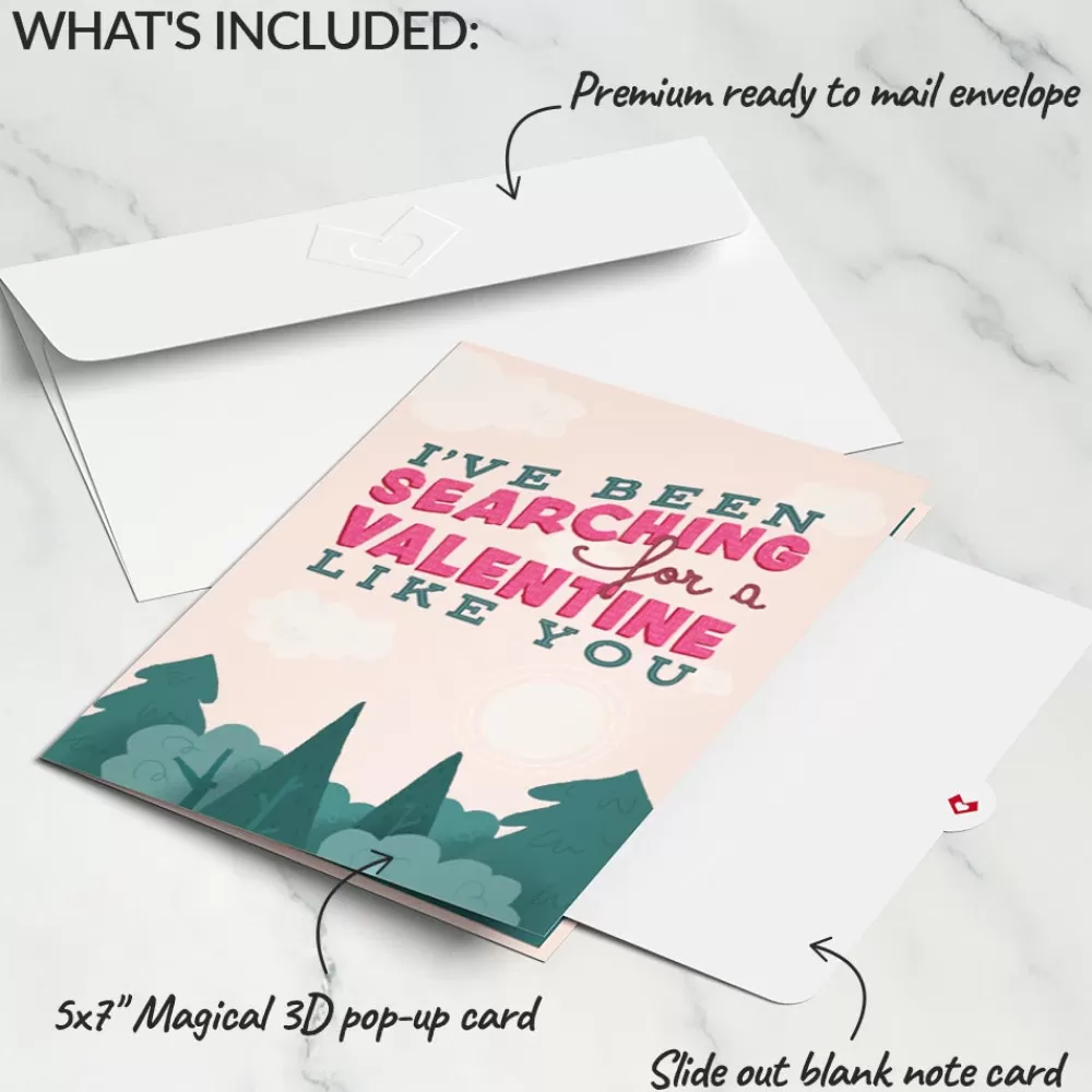 Lovepop Valentine'S Day 2/14 | Searching for a Valentine Like You Bigfoot Pop-Up Card