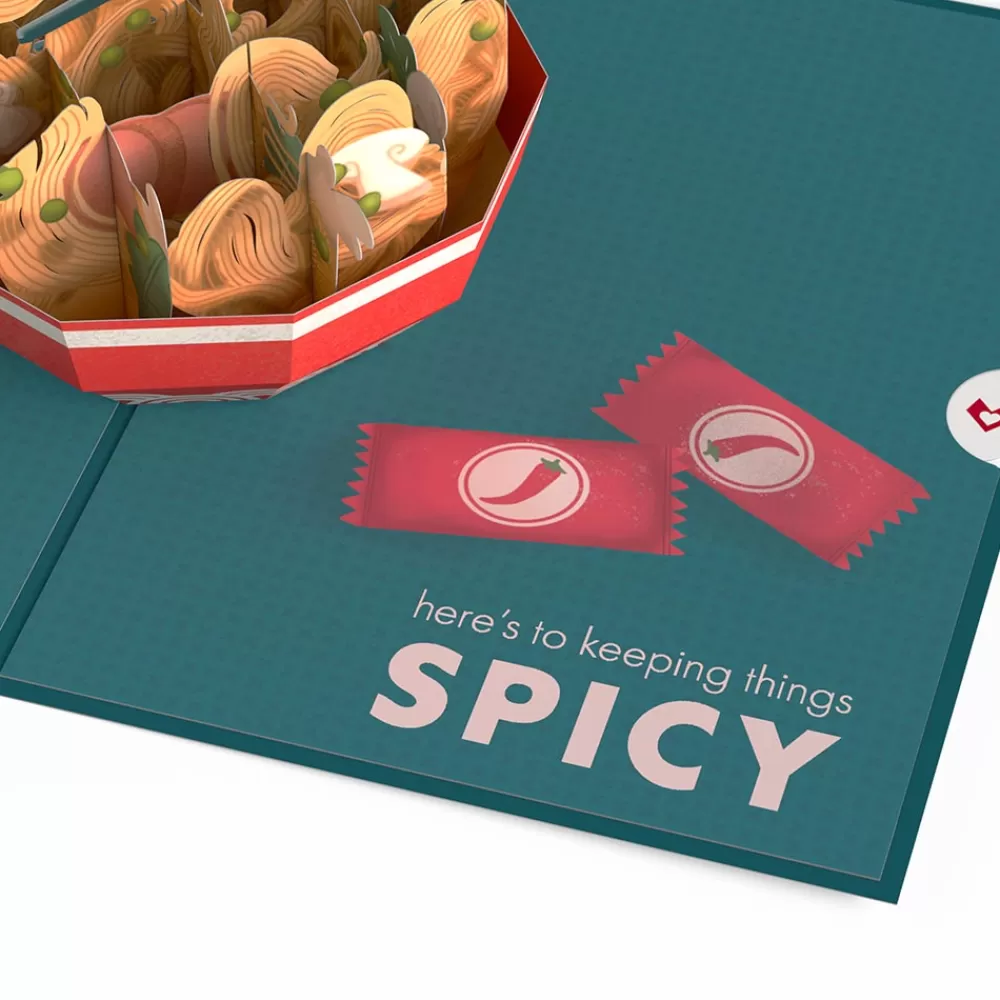 Lovepop Greeting Cards | Anniversary | Send Noods Spicy Pop-Up Card