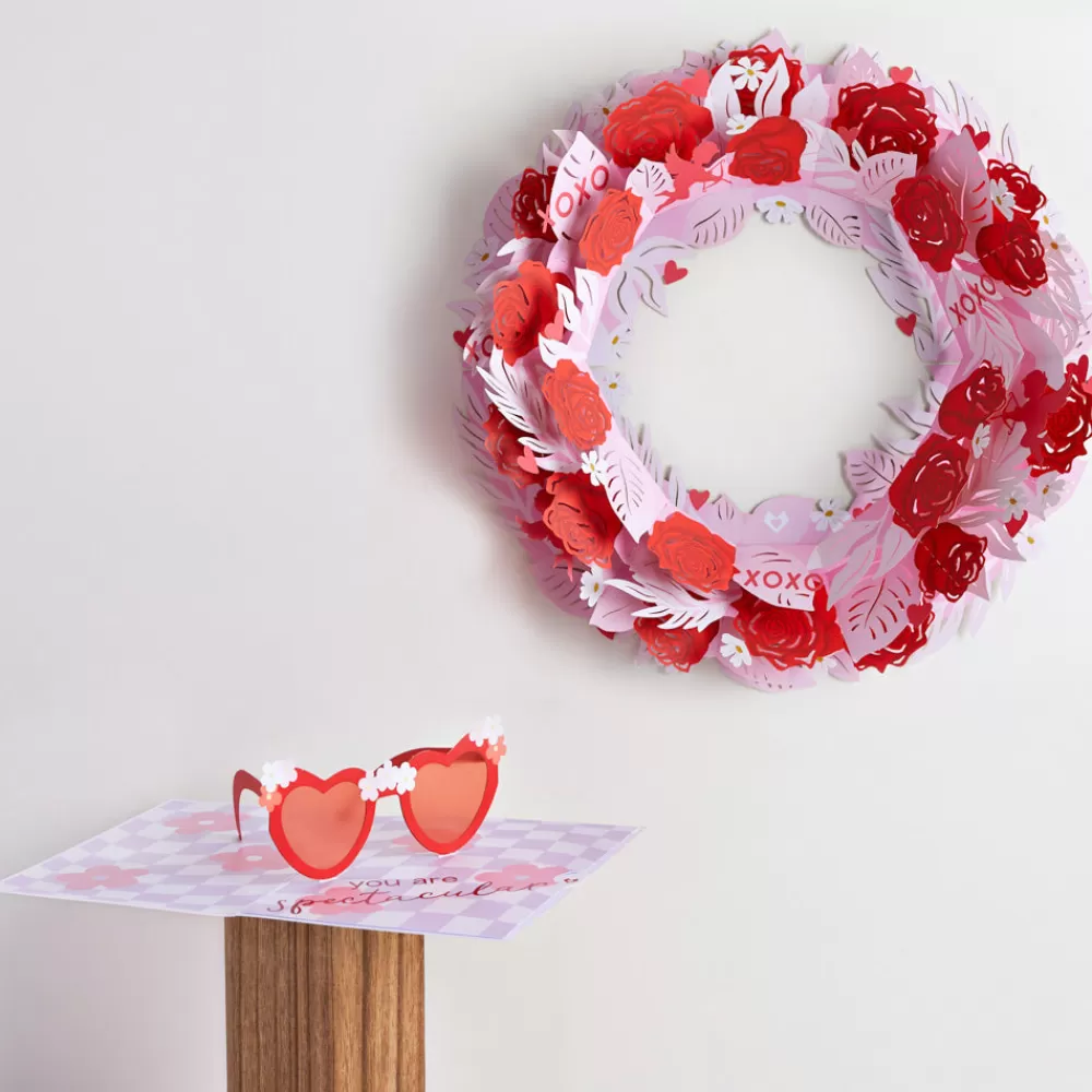 Lovepop Card & Gift Bundles | Decor | Spectacular Galentine’s Pop-Up Card & Cupid’s Valentine Wreath Bundle